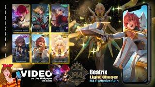 Beatrix M4 Revamped All Skin | Video Live Wallpaper| Homescreen and Lockscreen | MLBB | ML | CN87