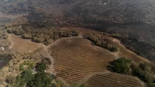 2017 Aerial footage Napa SODA CANYON FIRE