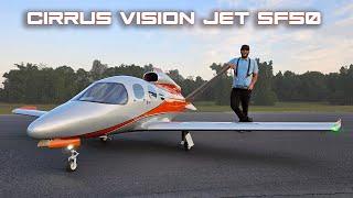 Stunning RC Cirrus Vision jet SF50 Build and test flight