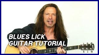 Ken Tamplin Guitar Blues Lick Tutorial