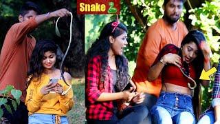 Snake Prank on Cute Girls PrankBuzz