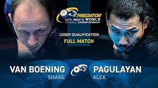 VAN BOENING vs PAGULAYAN ▸ 2024 WPA PREDATOR WORLD CHAMPIONSHIP MEN'S 10-BALL