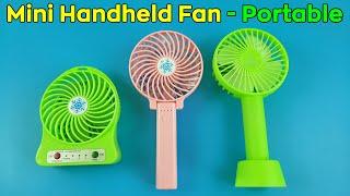 Mini Fan Portable Rechargeable Cooler USB | Unboxing TV