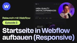 Startseite in Webflow umsetzen (Figma → Webflow) (EP3)