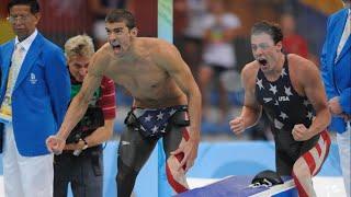 THROWBACK: Jason Lezak, Michael Phelps lead team USA to a victory in the Greatest Relay of All Time