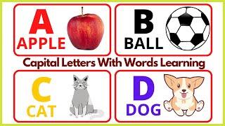 A For Apple, B For Ball, C For Cat, Alphabets, Capital A To Z, Alphabets For Bangla, Phonics Song