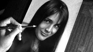 Realistic pencil drawing JORDANA BREWSTER / Speed Drawing / Photorealistic art / ISP DRAWING