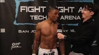 Fight Night At The Tech Post Fight Interview | Skyshun Jones Talks Staying Undefeated & Who's Next