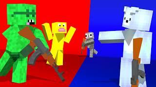 We Fought with Guns in Minecraft
