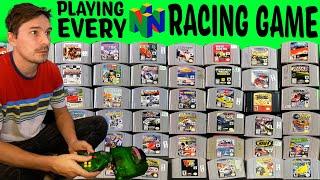 Playing EVERY N64 Car / Racing Game I Bought! INTRO & 1st RACE