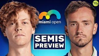 Jannik Sinner vs Daniil Medvedev - Preview & Prediction - 2024 Miami Open