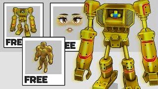 GET 99+ FREE GOLDEN ROBLOX ITEMS!  COMPILATION [2025]