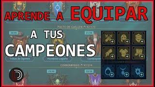 Guia para equipar campeones - Raid Shadow Legends