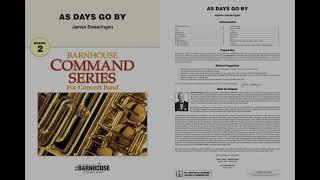 As Days Go By - James Swearingen (with Score)