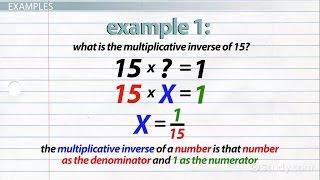 multiplicative inverse property ASL