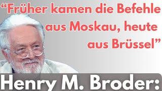 SEHR GUT: Henyrik M. Broder argumentativ unschlagbar.