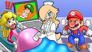 Peach Is Pregnant But The Baby Is Not Mario's? - Very Happy Story - Super Mario Bros Animation