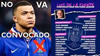 LISTA de ESPAÑA y MBAPPÉ NO VA CONVOCADO con FRANCIA (LO MEJOR QUE PODÍA PASAR)