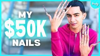 My 5 Inch Nails Cost $50K & They're Not 'Hideous' | HOOKED ON THE LOOK