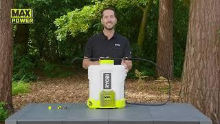 RYOBI® 36V MAX POWER Cordless Backpack Sprayer [RY36BPSA]