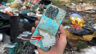 Incredibly, I Found the Phone stuck with Saw Blade | Restoration TECNO SPARK GO 2023