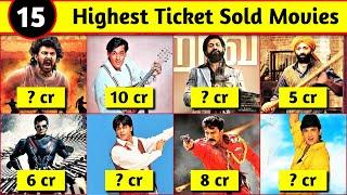 15 Highest Ticket Sold Movies in India | Top Footfalls From 1990 To 2022 Movies List