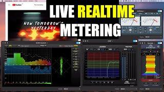 Realtime audio metering - with plugins