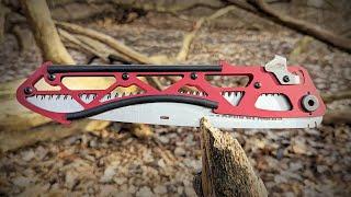 The best ultralight backpacking saw - Silky Gomboy retrofit - The Yuka 240 Pull Saw by Suluk 46