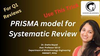 Prisma Model for Systematic review? - Dr. Sneha Nayak