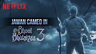 Jawan’s EPIC Entry in Bhool Bhulaiyaa 3? | Kartik Aaryan, Madhuri Dixit, Rajpal Yadav | Netflix