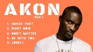 "Top 5  Akon Hits!"