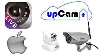 P2PCamLive + upCam IP Kamera -- App Einrichtung auf iPhone