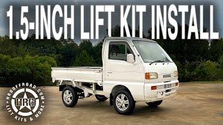 How to lift the Suzuki Carry with the HRG Offroad lift kit!