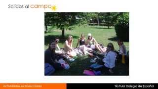 Actividades extraescolares en Tía Tula Colegio de Español, Salamanca (España)