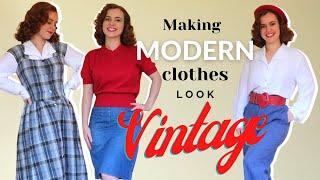 How To Make Modern Clothes Look Vintage