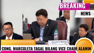 CONG. MARCOLETA TINANGAL BILANG VICE CHAIR ALAMIN