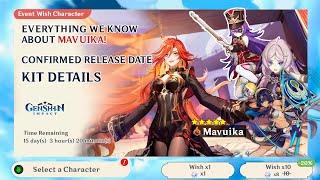 TWO NEW 5-STAR IN 5.3!!? MAVUIKA BANNER CONFIRMED, RELEASE DATE, KIT DETAILS - Genshin Impact