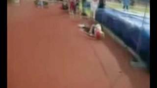 Blonde High Jump FAIL