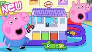 Peppa-Wutz-Geschichten | Spielzeugauto-Garage | Videos für Kinder |