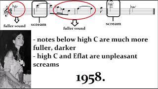 MARIA CALLAS - singing vs screaming