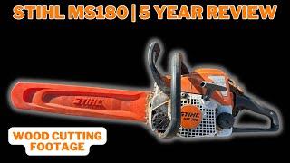 Stihl MS180 BEST HOMEOWNER CHAINSAW? | 5 YEAR Review (With Wood Cutting)