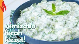 Purslane Cacık Recipe  Purslane Cucumber Salad with Yogurt