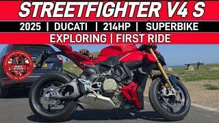 2025 | DUCATI | STREETFIGHTER V4 S | Commute & Explore 214HP SAVAGE Extremely Aggressive | 4K