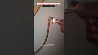 LPG Sefty Copper Gas Pipelines installation this site location is Kondapure, Hyderabad, Telangana
