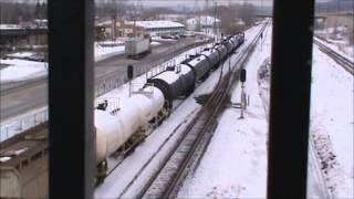 Soo Lines GP39s With Caboose 2-13-13