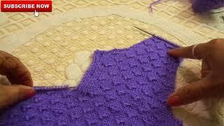 How to Knit Baby Sweater (1 - 2 year baby ) - PART 3