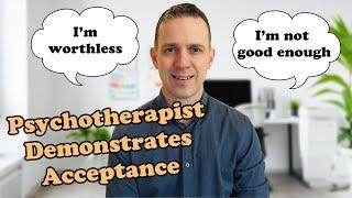 What is ACCEPTANCE in Acceptance and Commitment Therapy? Pushing away paper exercise (Russ Harris)