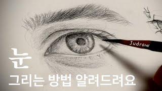 초보자를 위한 눈 그리는 방법 | 인물 드로잉 기초 | 눈 그리기