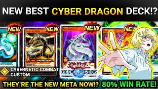 CYBER DRAGON ARRIVES IN RUSH DUEL! | BEST CYBER DRAGON DECK!? | 80% WIN RATE! [Yugioh Duel Links]