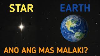 ANO ANG MAS MALAKI EARTH O STAR?